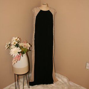 XSCAPE Rhinestone Illusion Gown size 16W